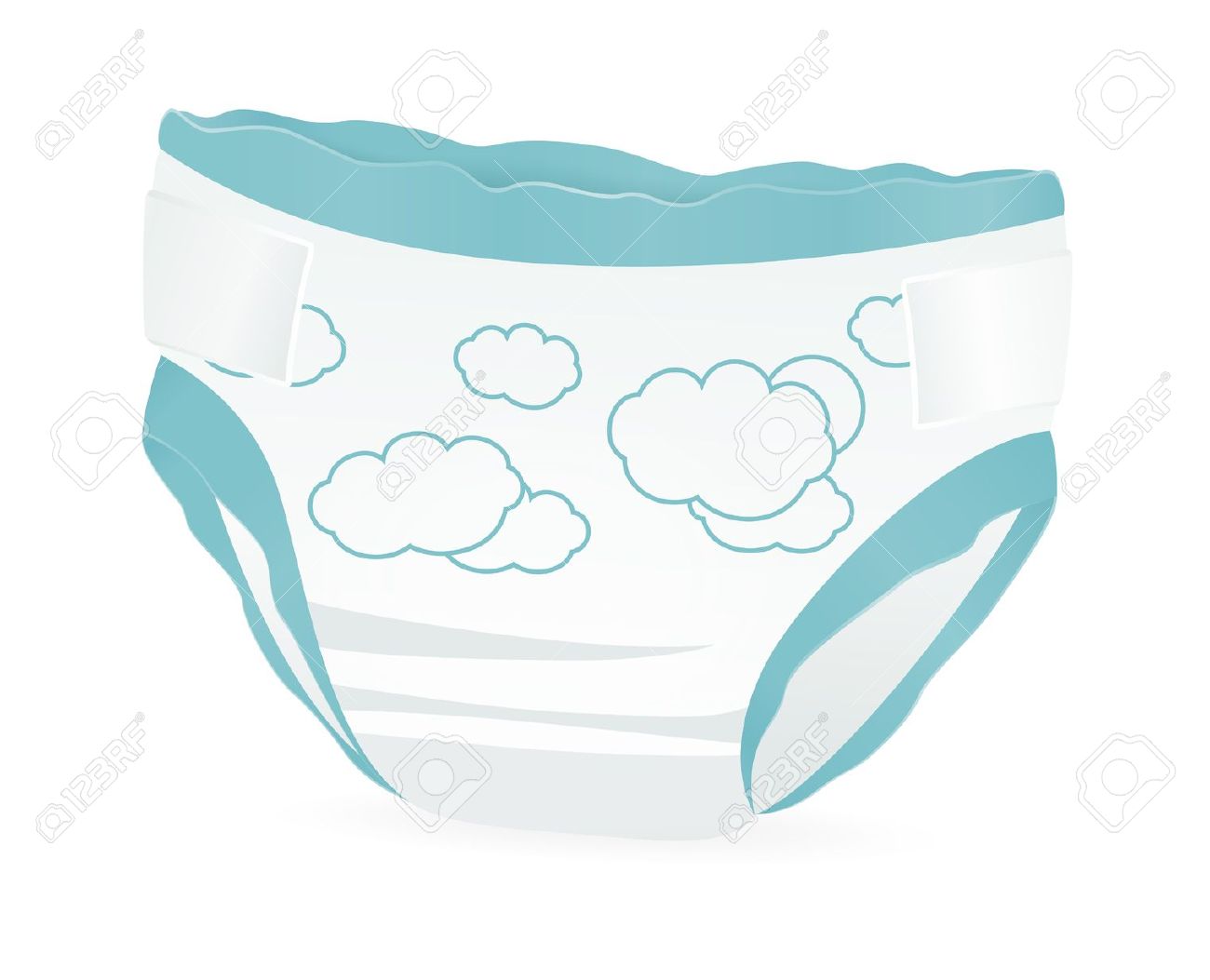 Baby Diaper Vector at Collection of Baby Diaper