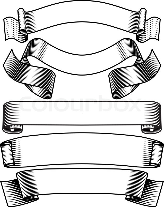 Banner Vector Black And White at Collection of Banner