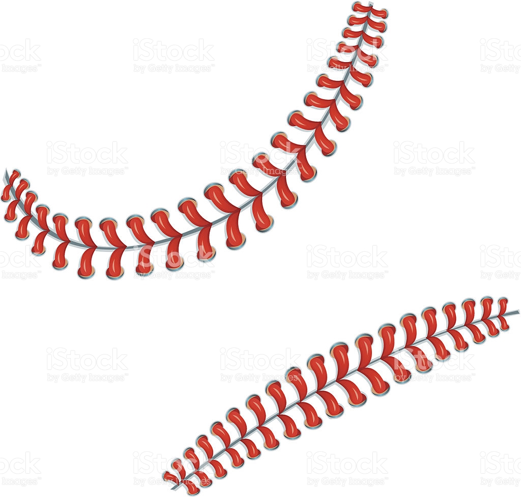 Baseball Laces Vector Free at Collection of Baseball