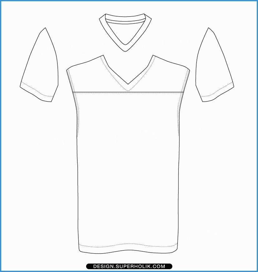 Baseball Uniform Template Vector at Collection of