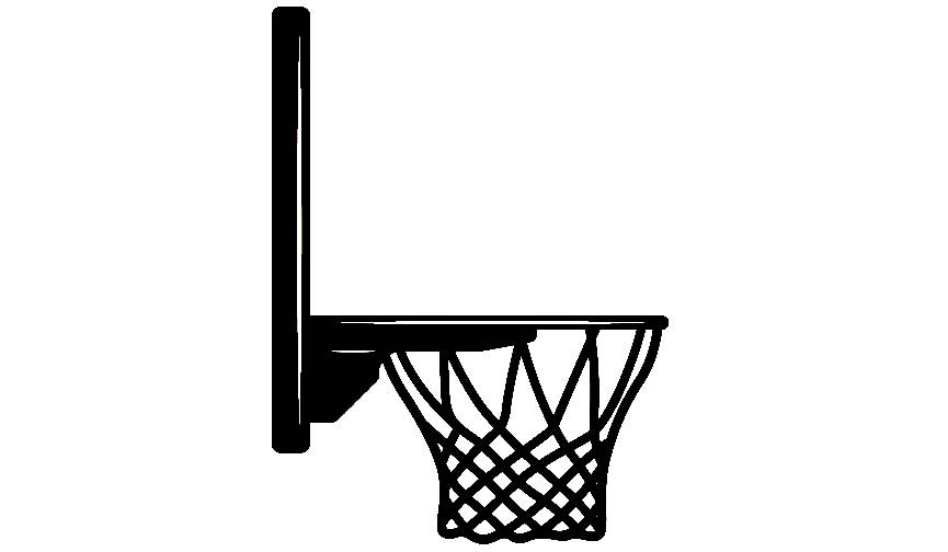 Basketball Hoop Vector at Collection of Basketball