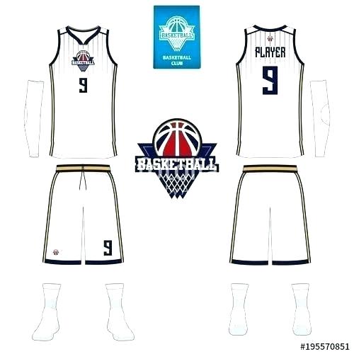 Basketball Jersey Template Vector at Collection of