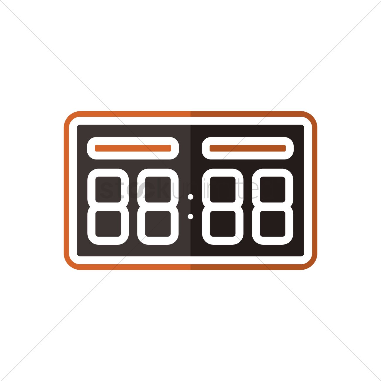 Basketball Scoreboard Vector at Collection of