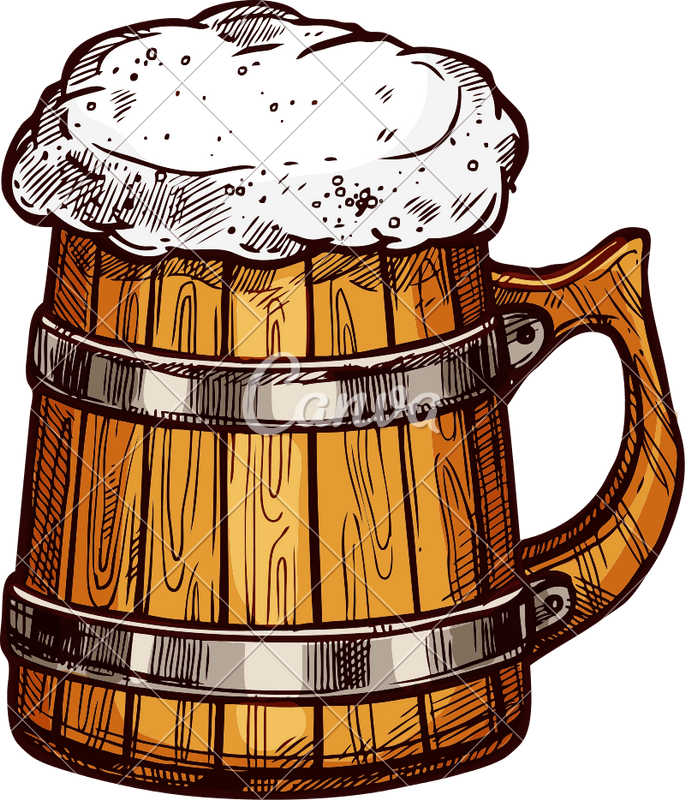 Beer Mug Vector at Collection of Beer Mug Vector free