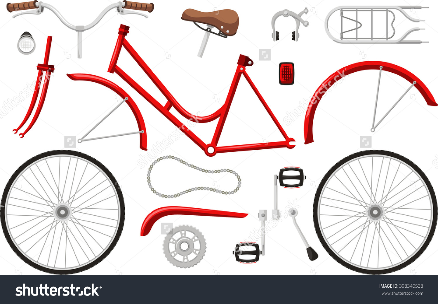 Bike Parts Vector at Collection of Bike Parts Vector free for personal use