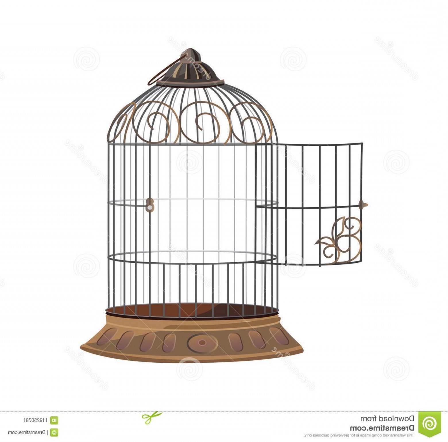 Bird Cage Vector at Collection of Bird Cage Vector