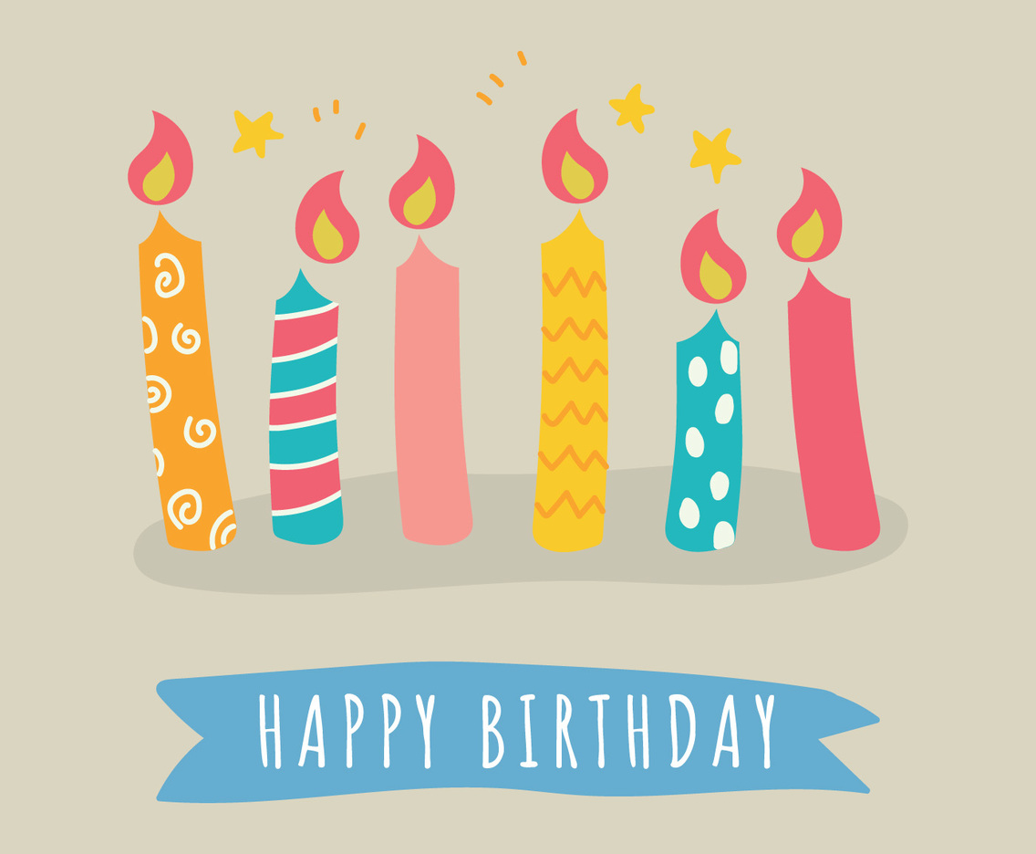 Birthday Candle Vector at Collection of Birthday