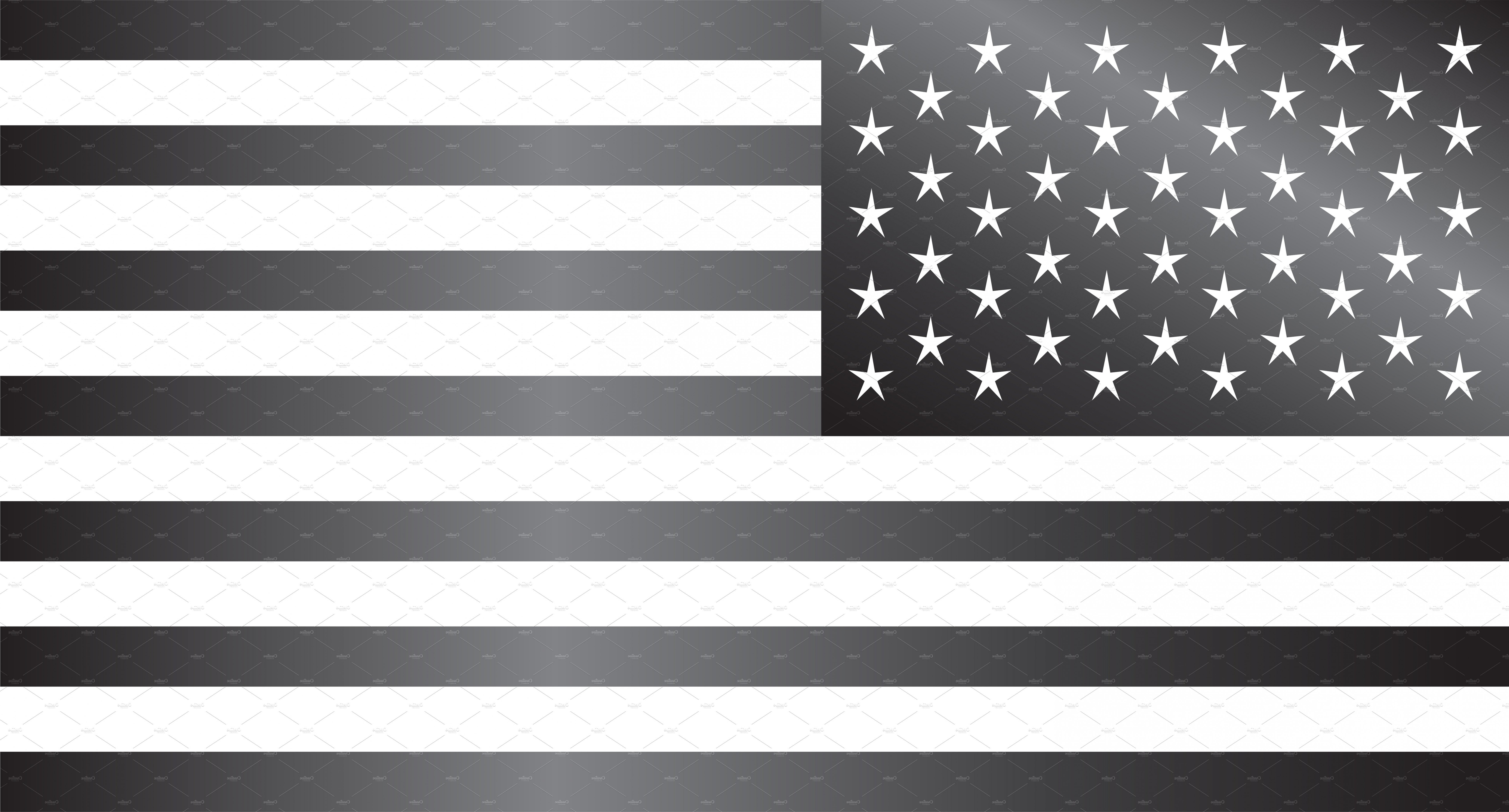 Black American Flag Vector at Collection of Black