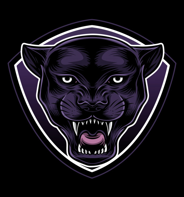 Black Panther Logo Vector at Collection of Black