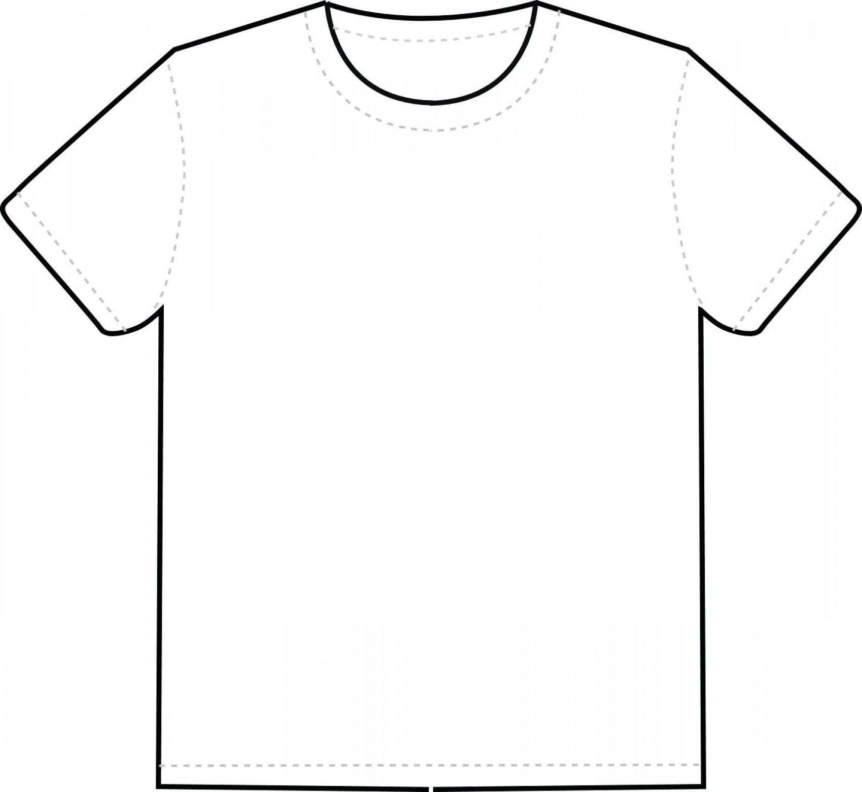 Blank Shirt Vector at Collection of Blank Shirt