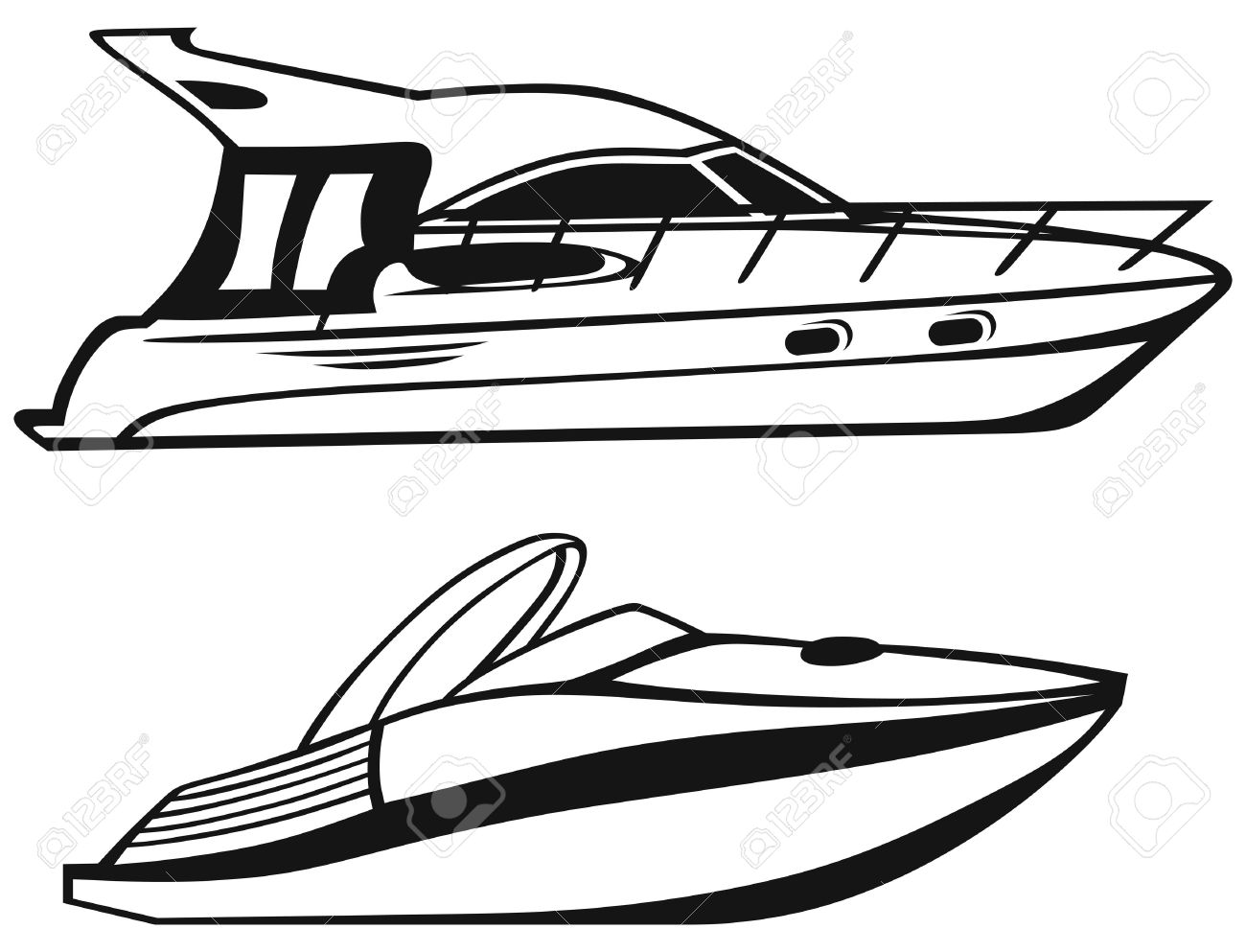 Speed Boat Drawing at Explore collection of Speed