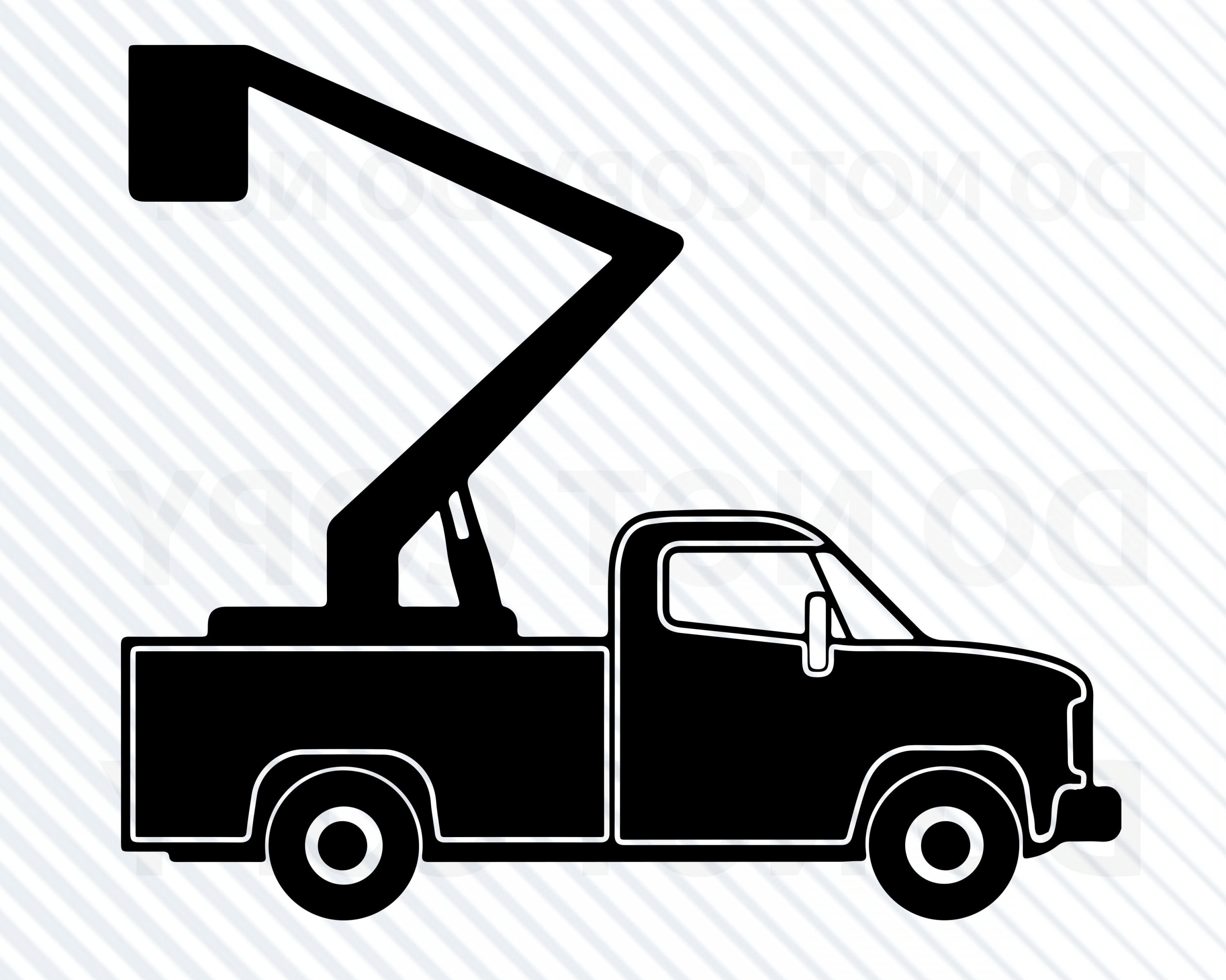 Bucket Truck Vector at Collection of Bucket Truck