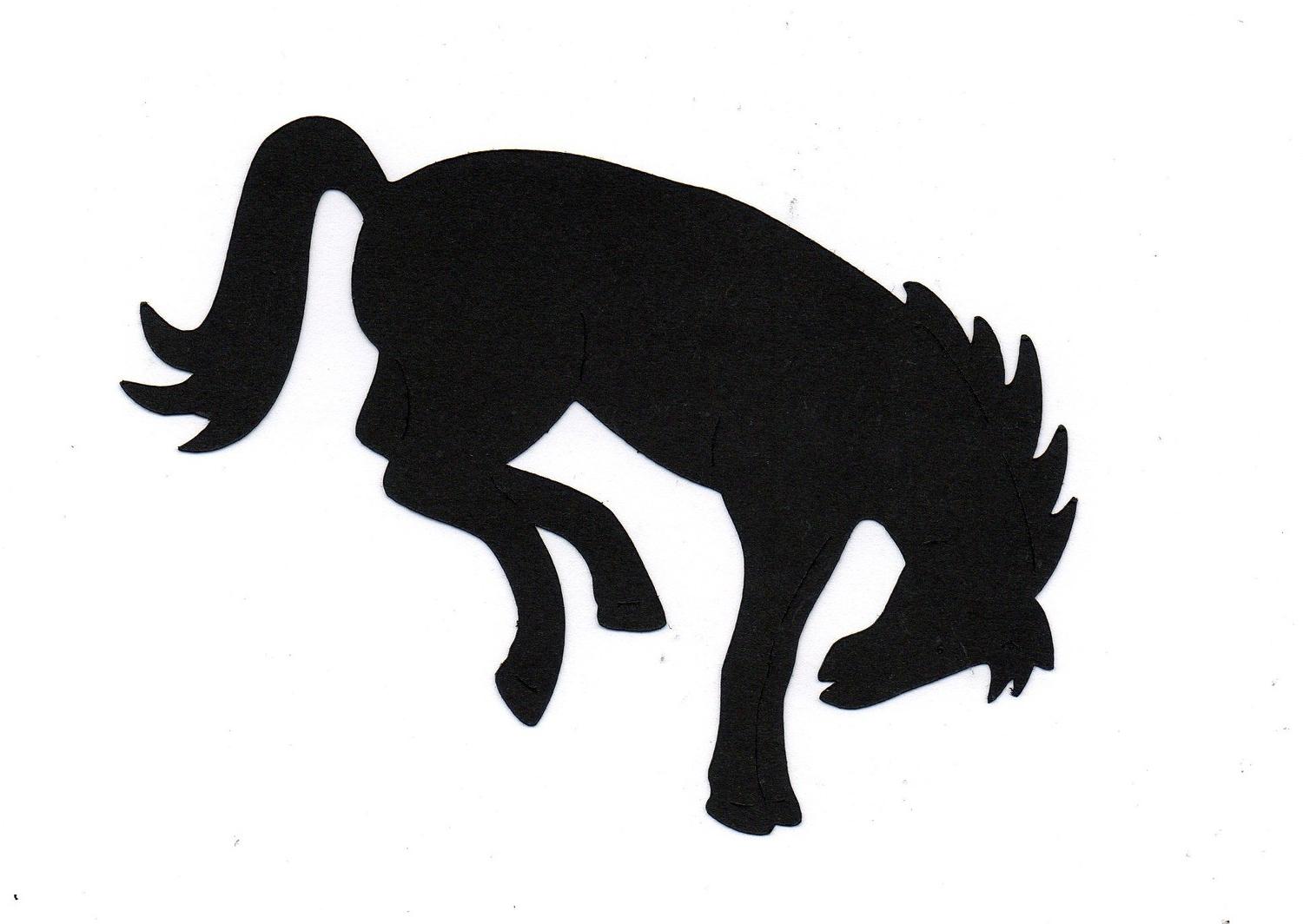 Bucking Horse Vector at Collection of Bucking Horse