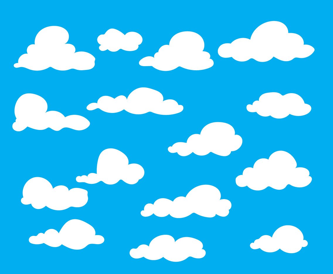 Cartoon Clouds Vector at Collection of Cartoon Clouds