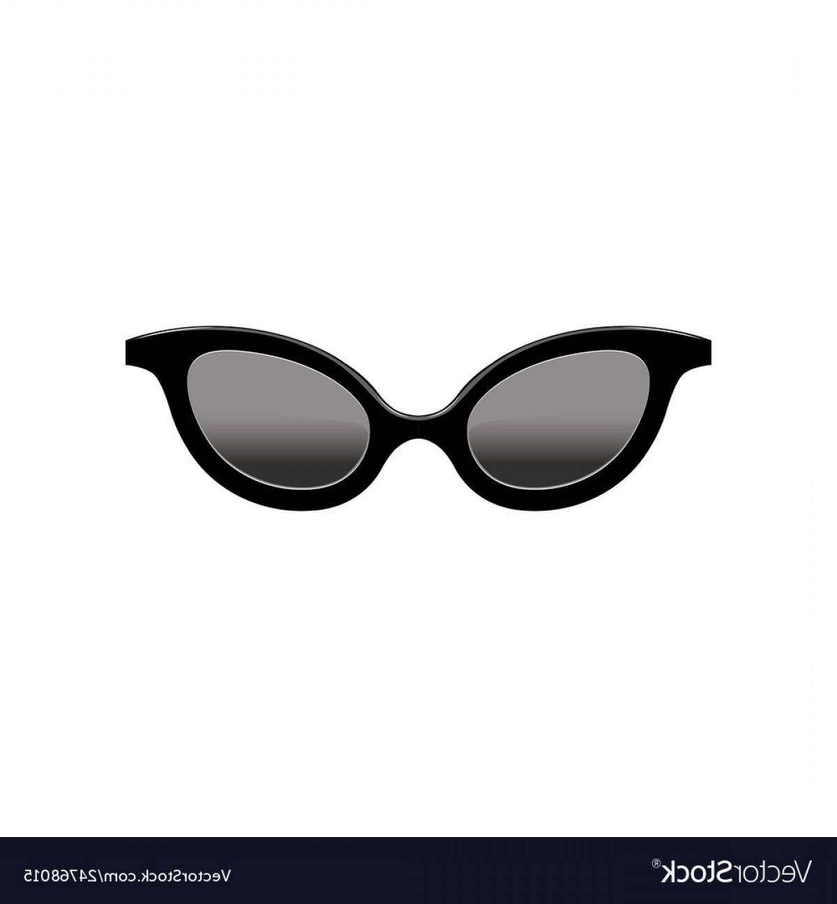 Cat Eye Glasses Vector at Collection of Cat Eye
