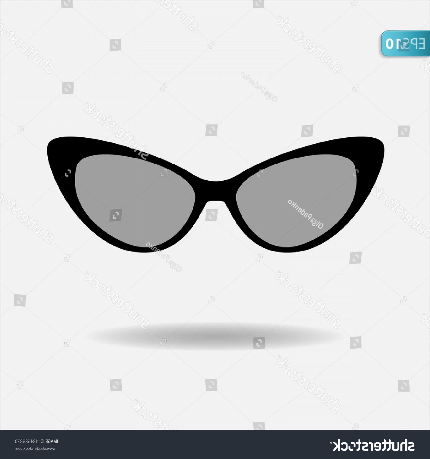 Cat Eye Sunglasses Vector at Collection of Cat Eye