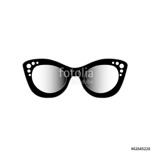 Cat Eye Sunglasses Vector at Collection of Cat Eye