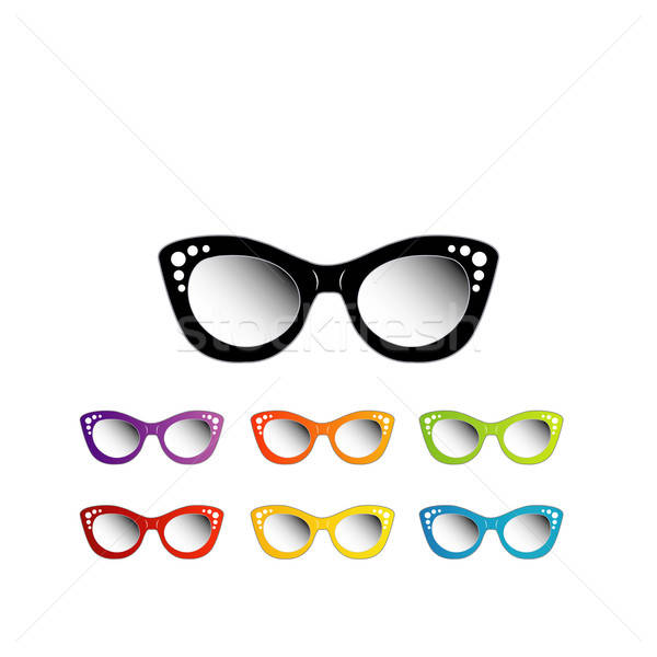 Cat Eye Sunglasses Vector at Collection of Cat Eye