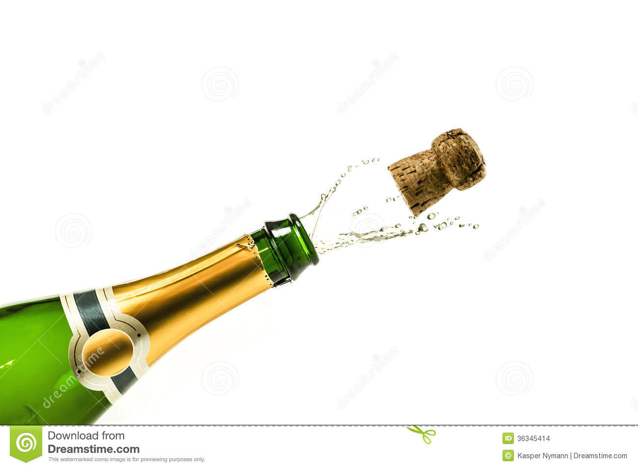 Champagne Bottle Popping Vector at Collection of
