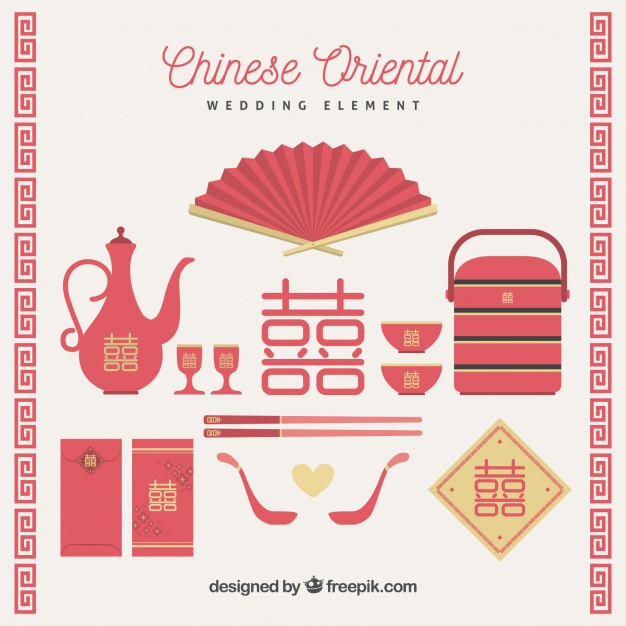 Chinese Wedding Vector at Collection of Chinese