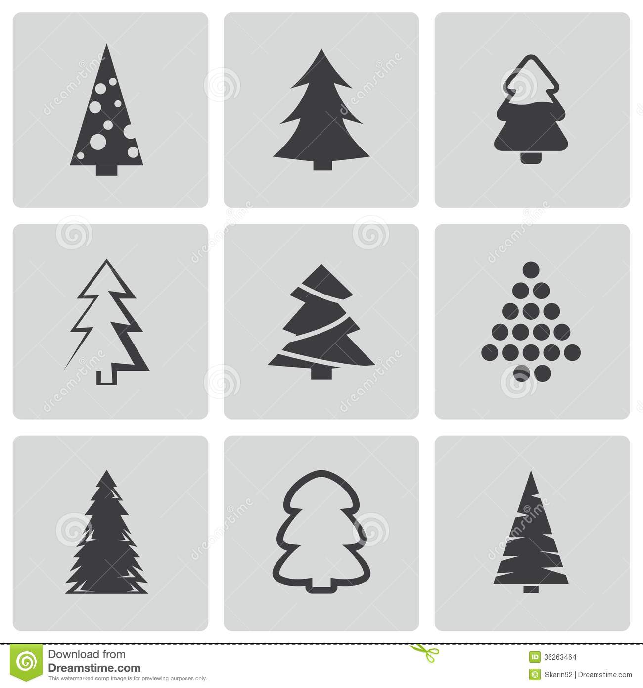 Christmas Tree Vector Art at Collection of Christmas