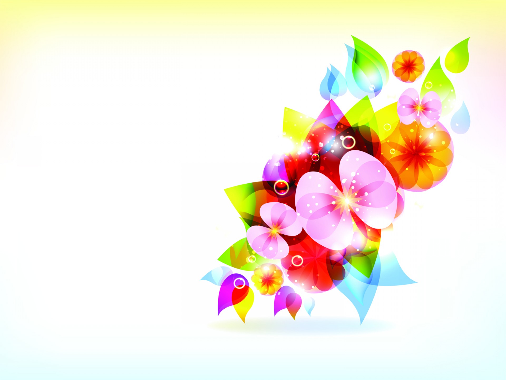 Colorful Flower Vector at Collection of Colorful
