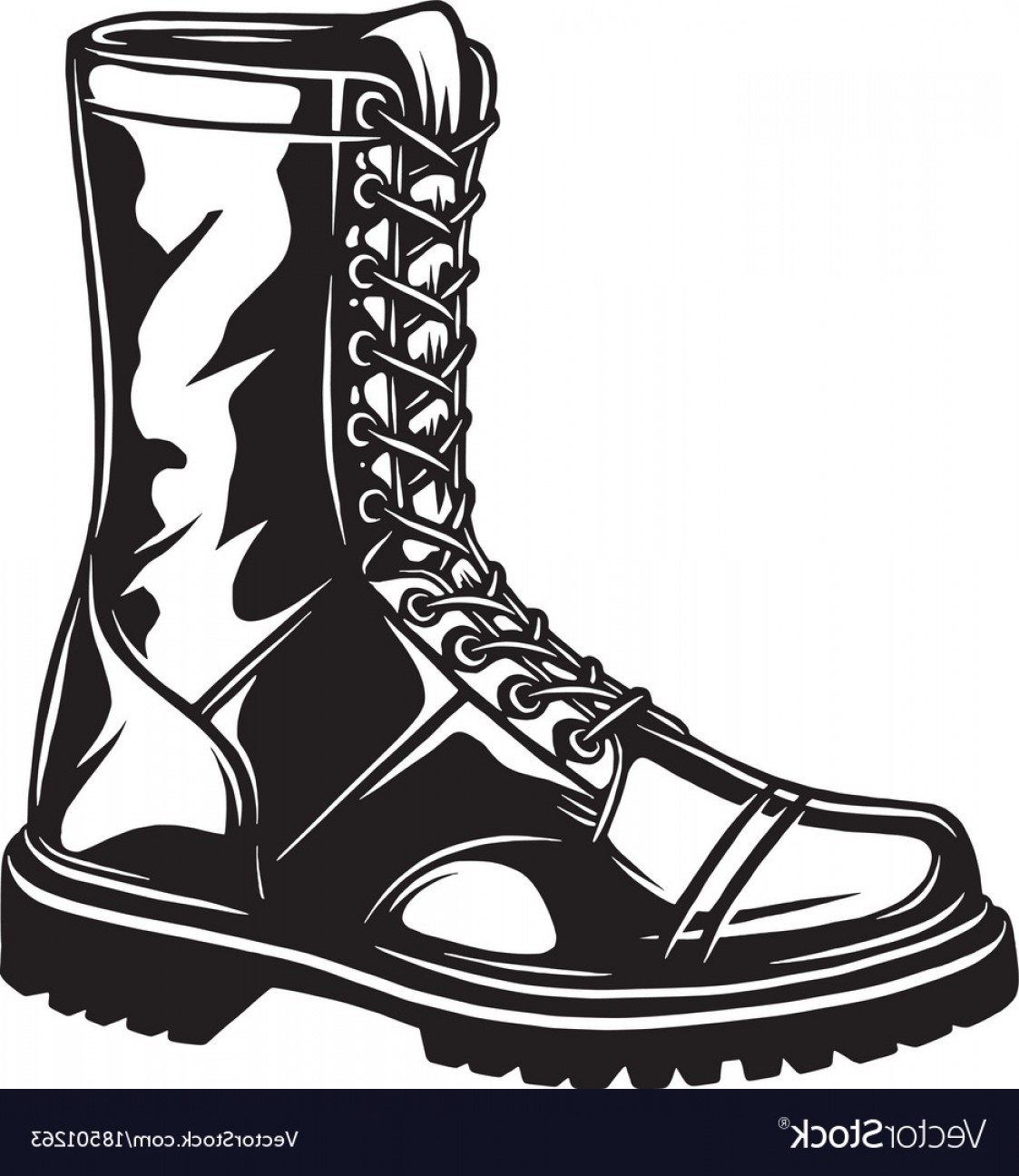Combat Boots Vector at Collection of Combat Boots Vector free for personal use