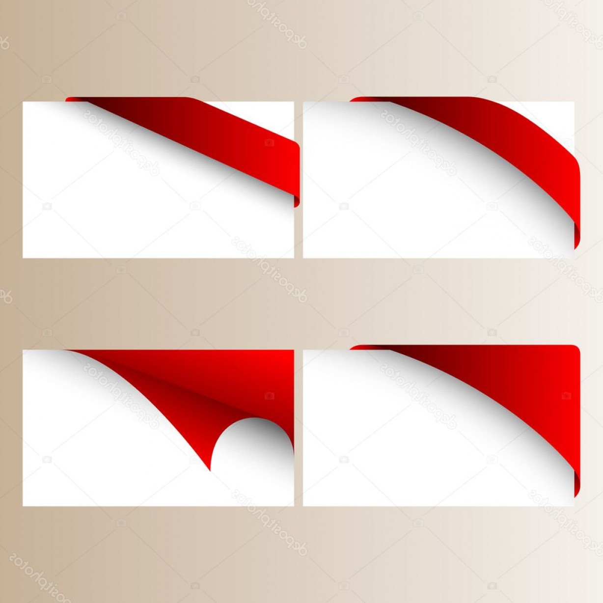 Corner Banner Vector at Collection of Corner Banner