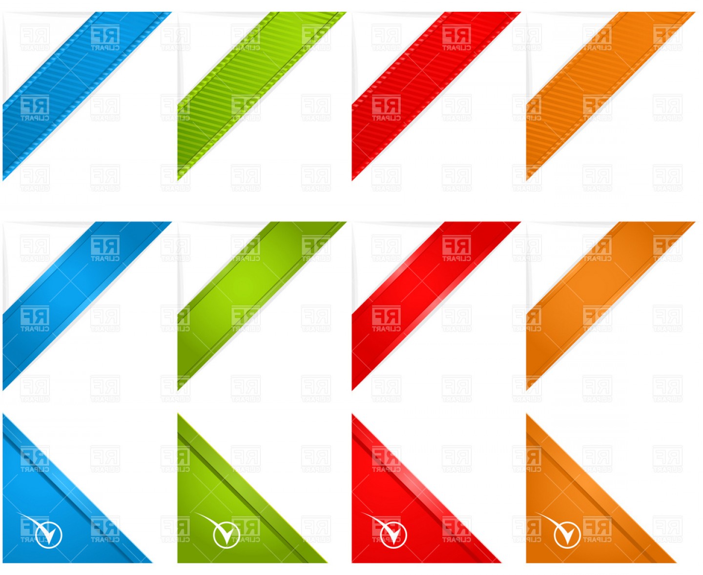 Corner Banner Vector at Collection of Corner Banner