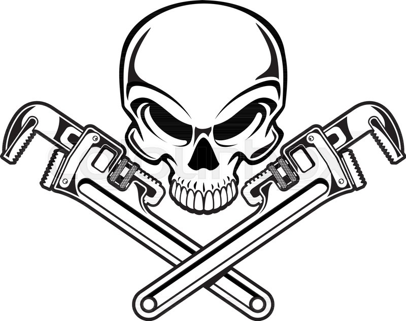 Crossed Wrenches Vector at Collection of Crossed