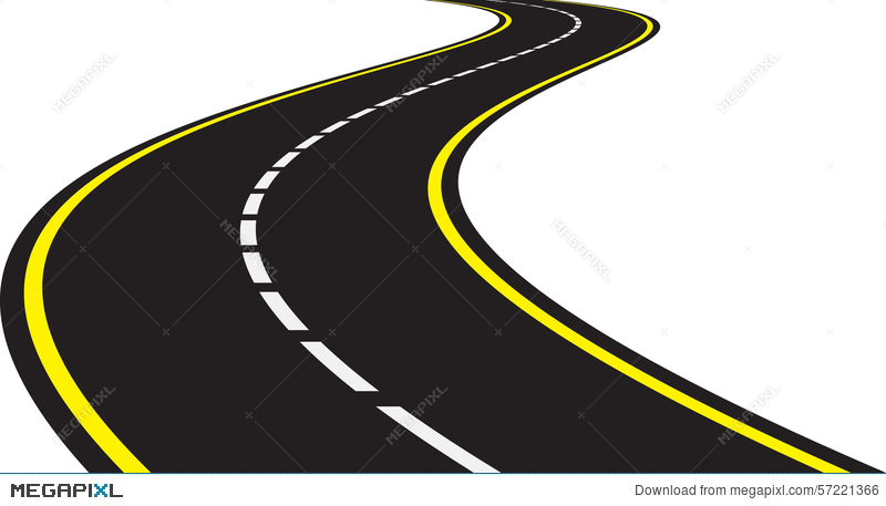 Curved Road Vector at Vectorified.com | Collection of Curved Road