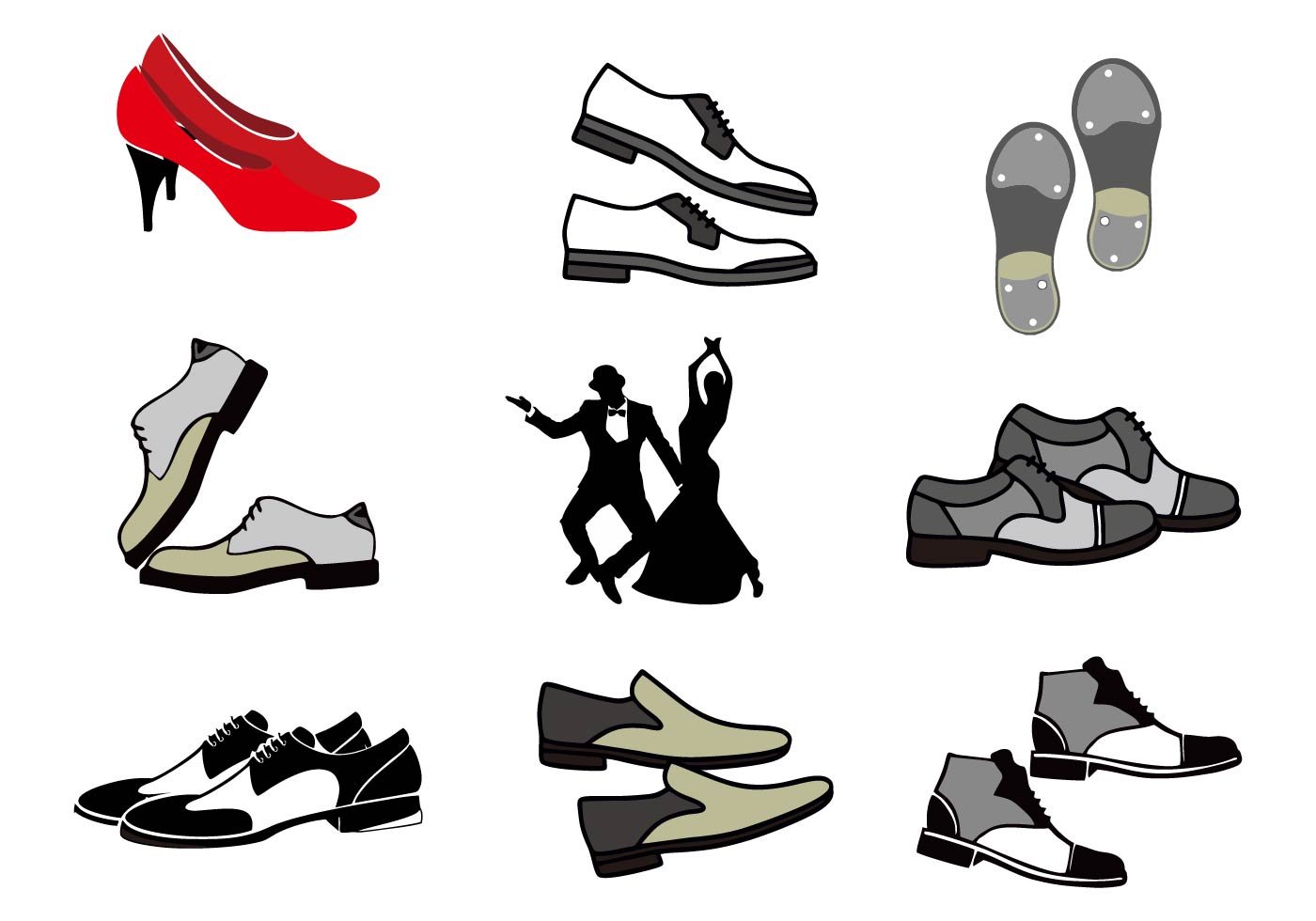Dancing Shoes Vector at Collection of Dancing Shoes
