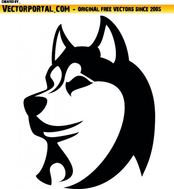 Dog Head Vector at Collection of Dog Head Vector free