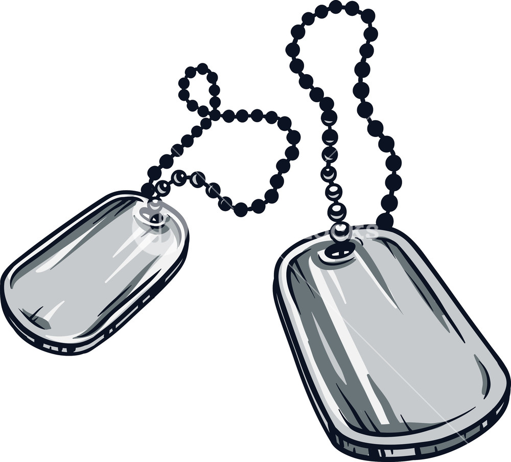 Dog Tag Vector at Collection of Dog Tag