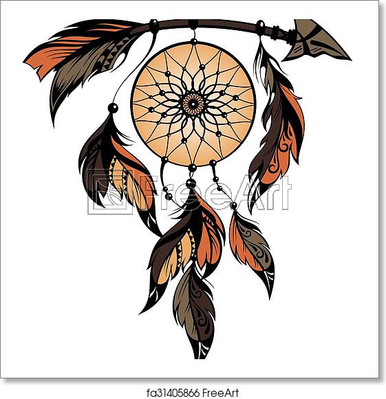 Dream Catcher Vector Free at Collection of Dream