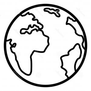 Earth Outline Vector at Vectorified.com | Collection of Earth Outline
