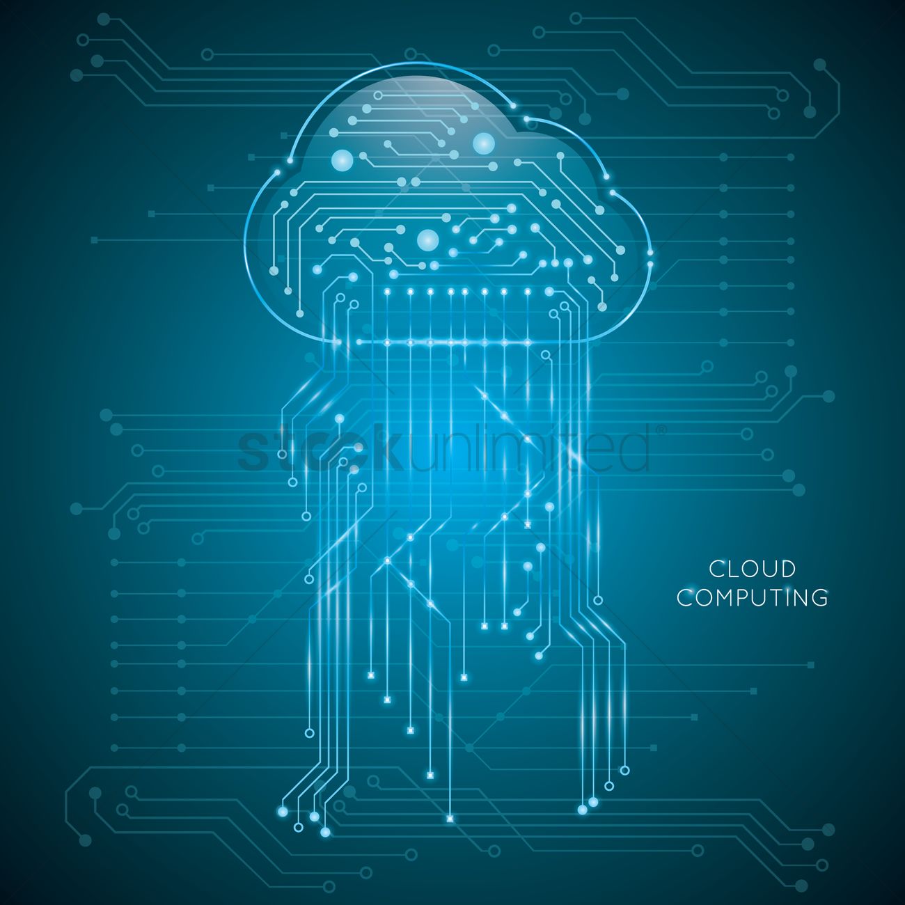 Electronic Background Vector at Collection of