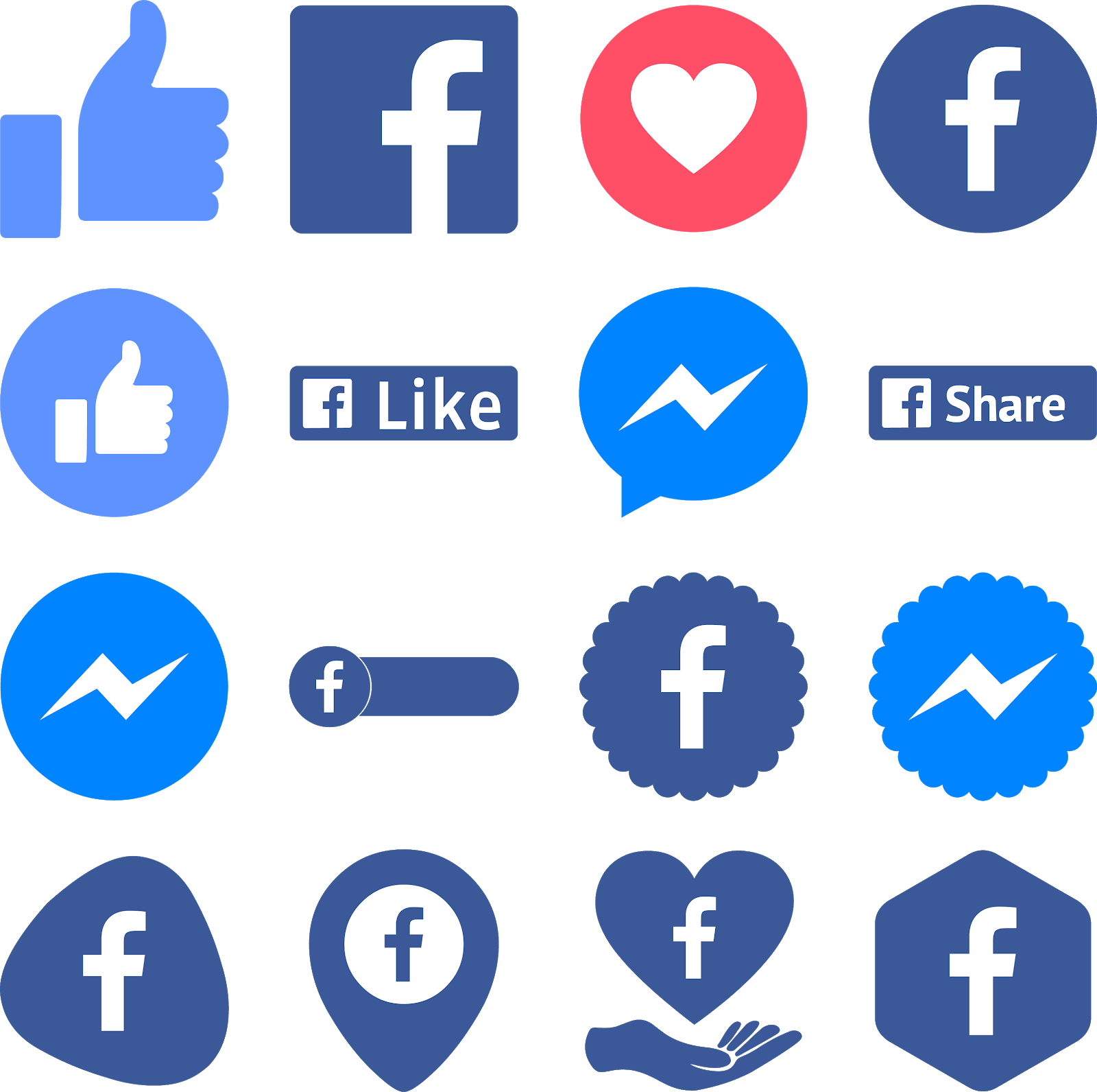 Facebook Like Icon Vector at Collection of Facebook
