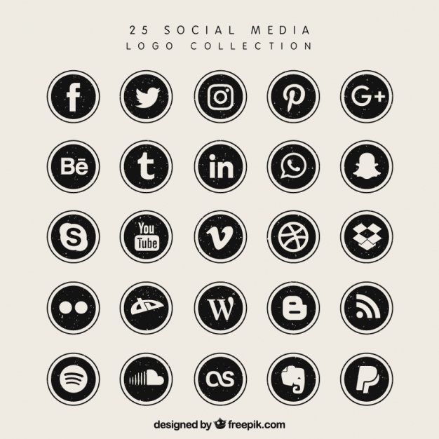 Facebook Logo Black And White Vector at Collection of Facebook Logo Black And
