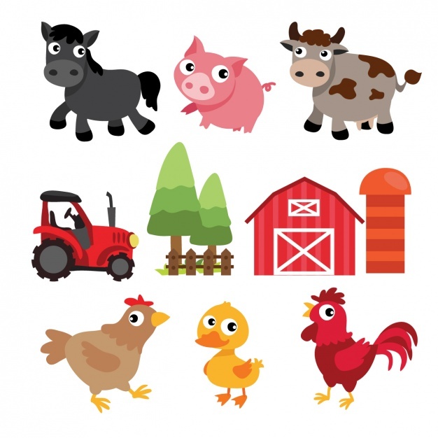 Farm Animal Vector Art at Collection of Farm Animal
