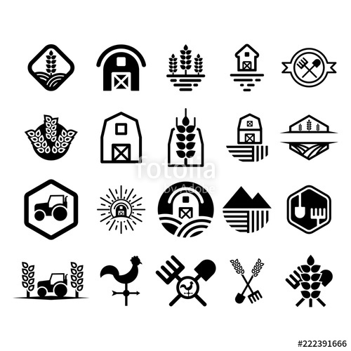 Farm Icon Vector at Collection of Farm Icon Vector