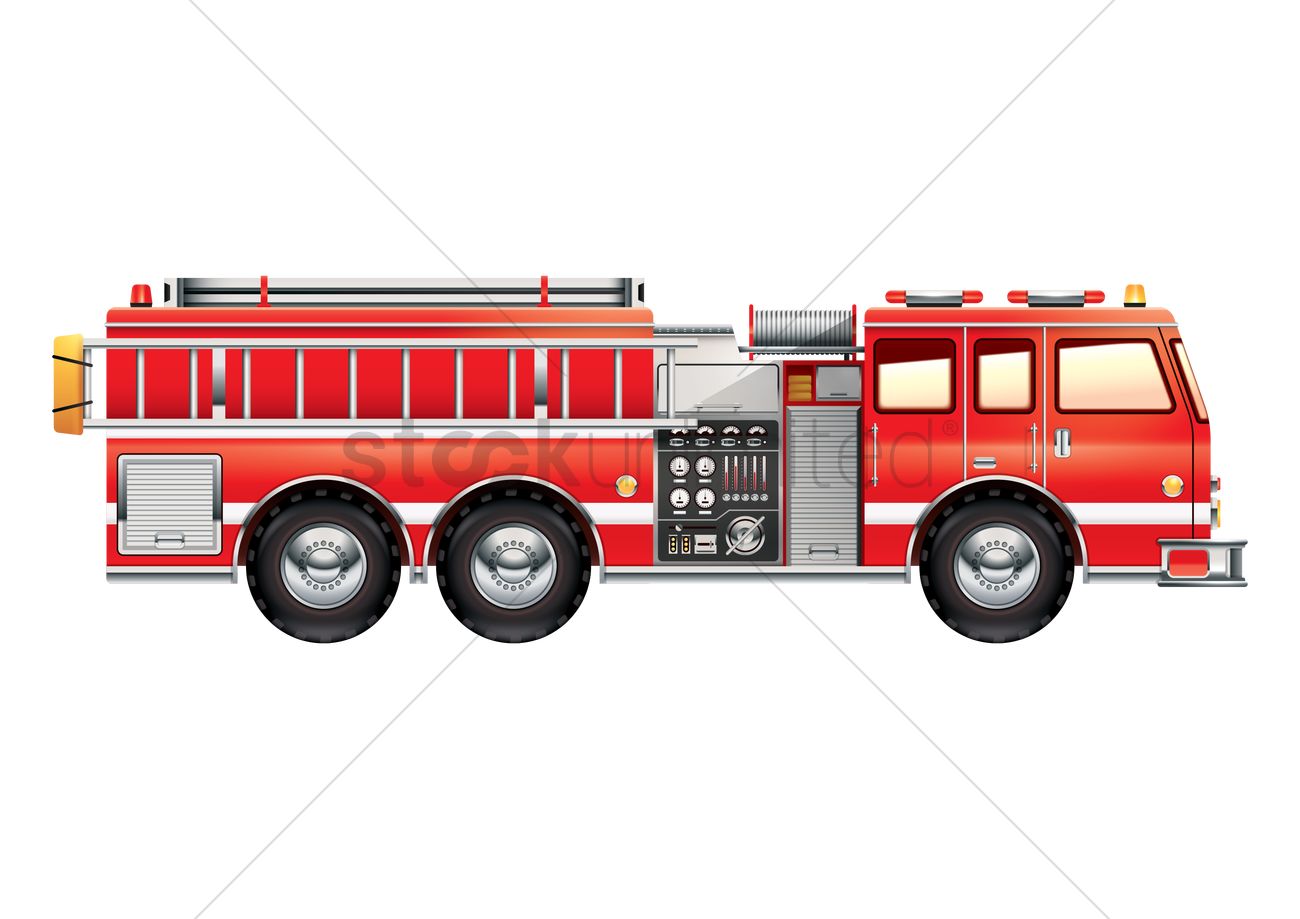 Fire Engine Vector at Vectorified.com | Collection of Fire Engine