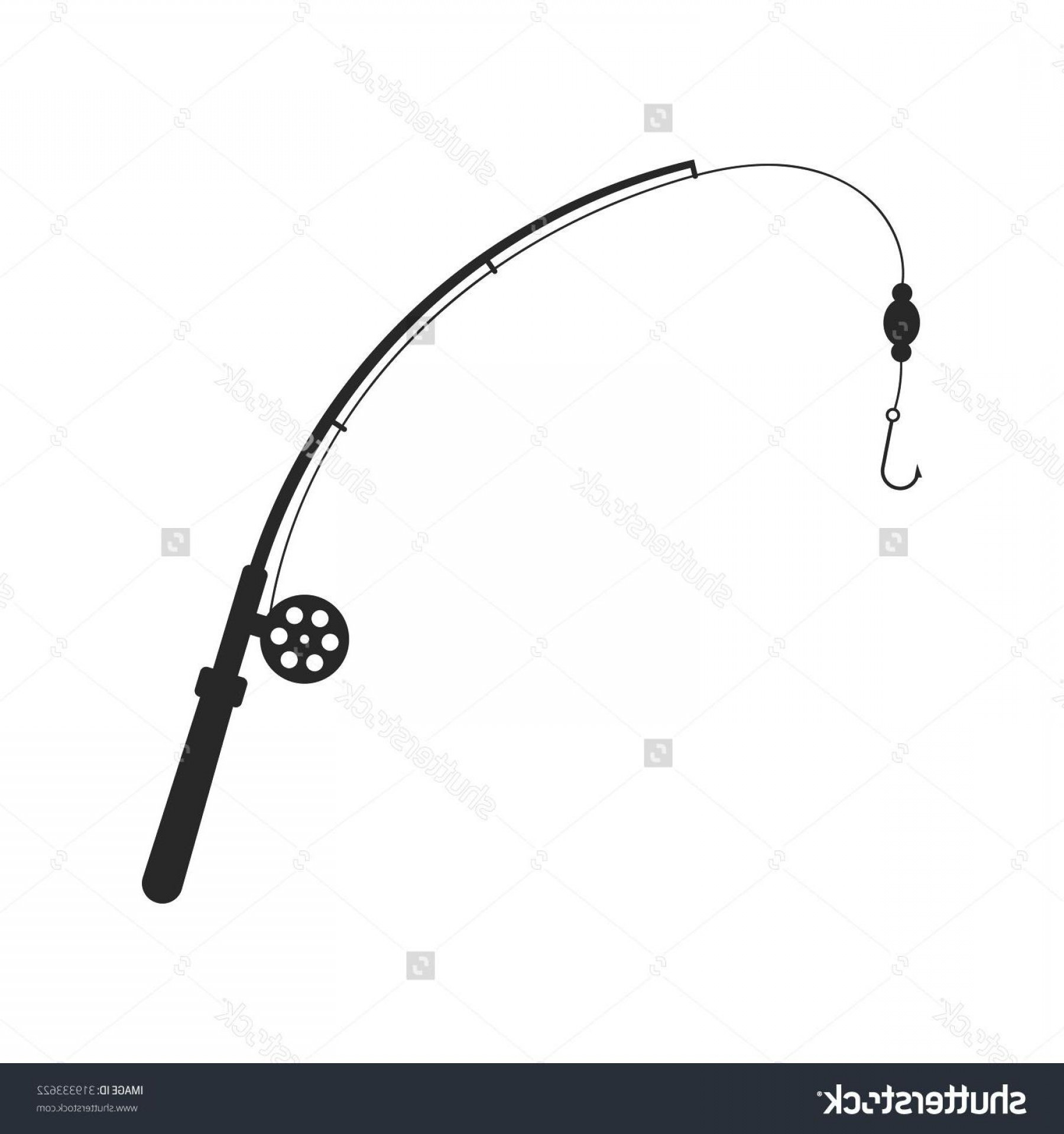 Free 53 Silhouette Bent Fishing Pole Svg SVG PNG EPS DXF File