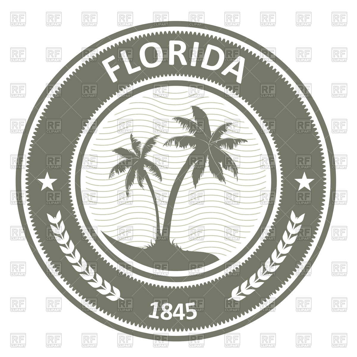 Florida State Seal Vector at Collection of Florida