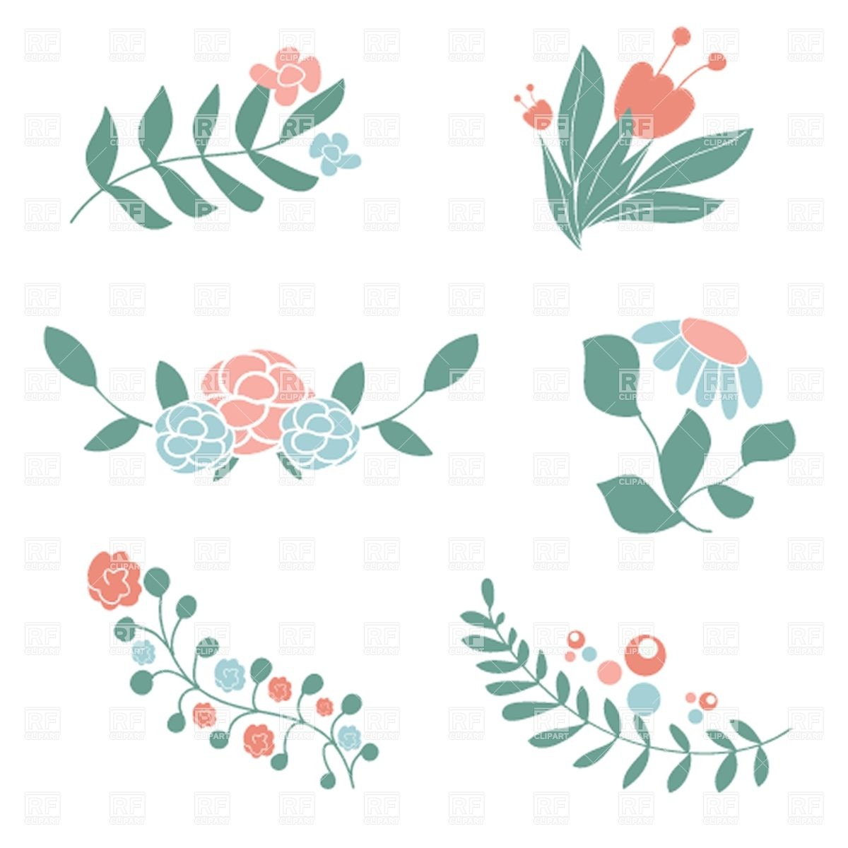 Flower Clipart Vector at Collection of Flower Clipart Vector free for personal use