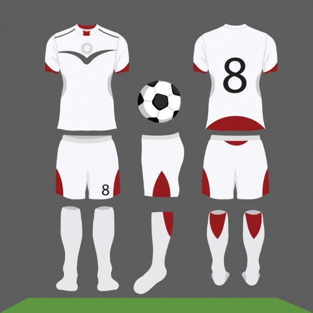 Football Uniform Vector at Collection of Football
