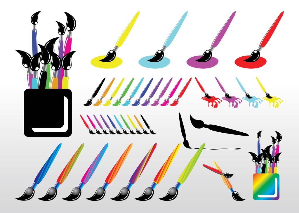 Free Vector Paint Brush at Collection of Free Vector