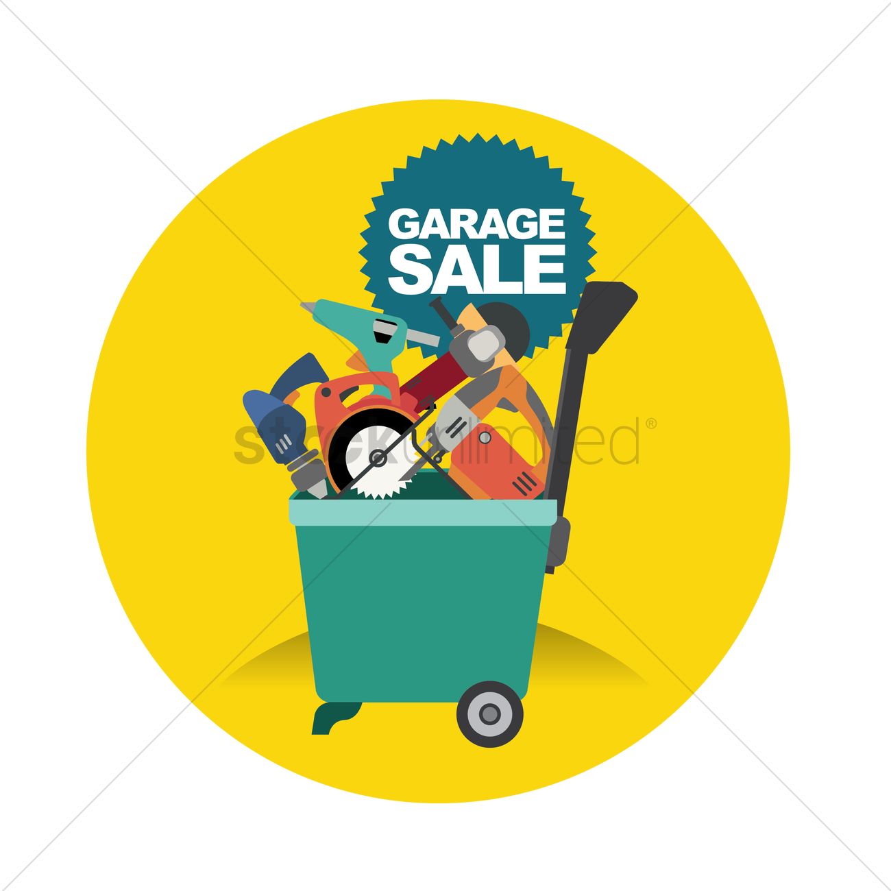 Garage Sale Vector at Collection of Garage Sale