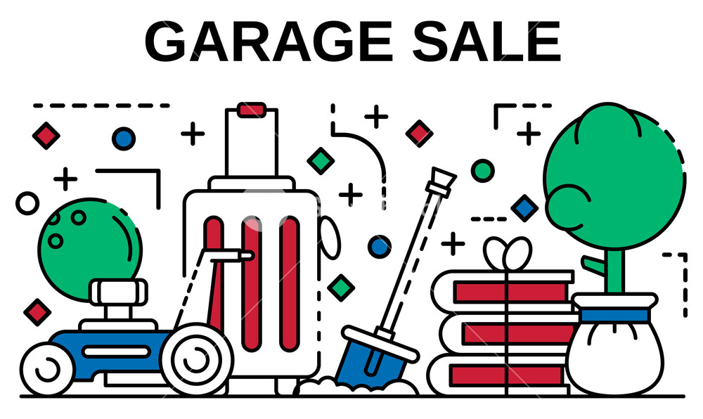Garage Sale Vector at Collection of Garage Sale