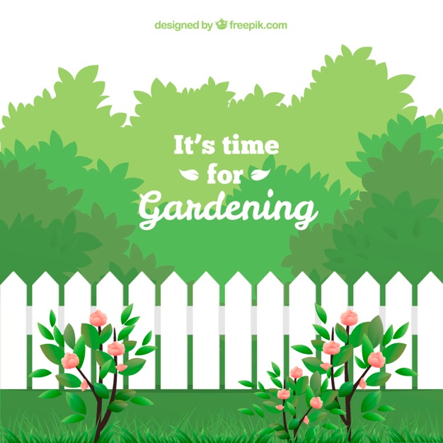 Garden Background Vector at Collection of Garden